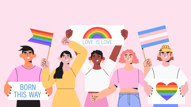 Pride flags