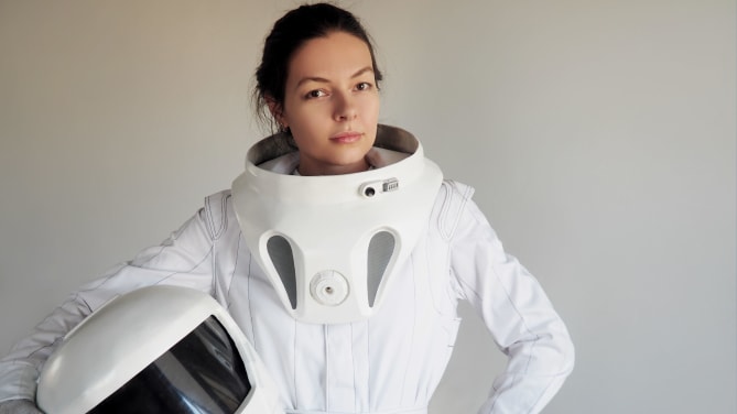 astronaut in uniform