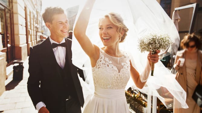 Bride and groom