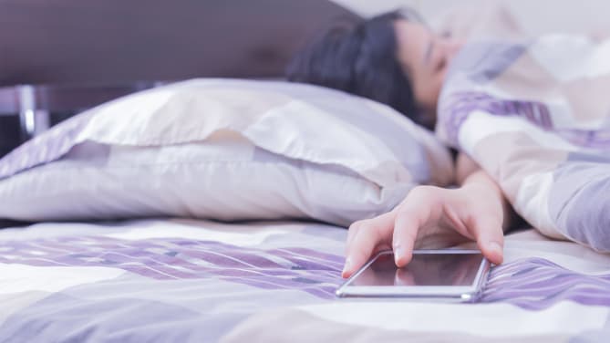 Woman sleeping
