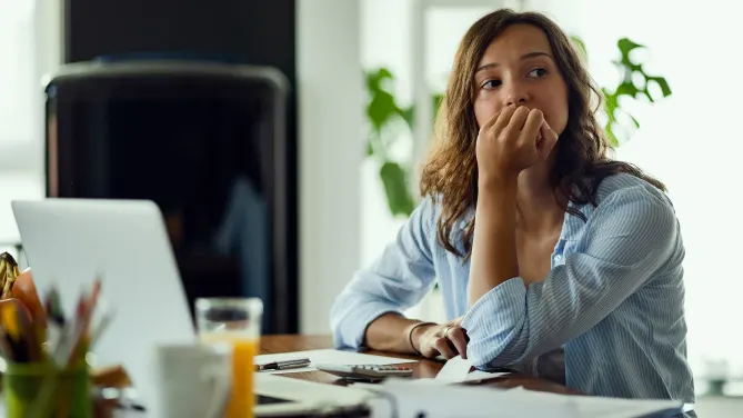 woman thinking
