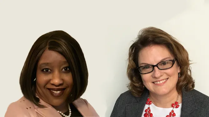 DeLisa Claude and Julie Nelson.