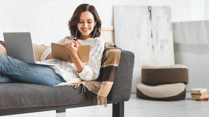 Woman on laptop