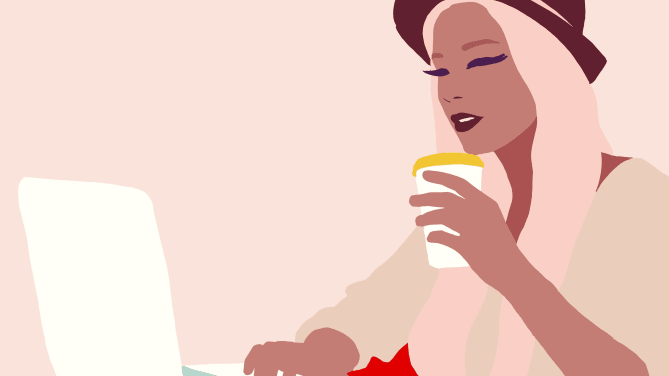 Woman on laptop