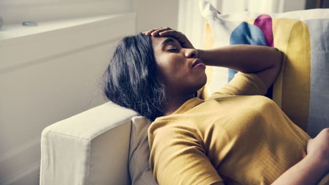 stressed woman