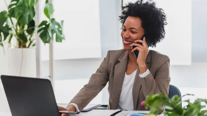 woman writing email