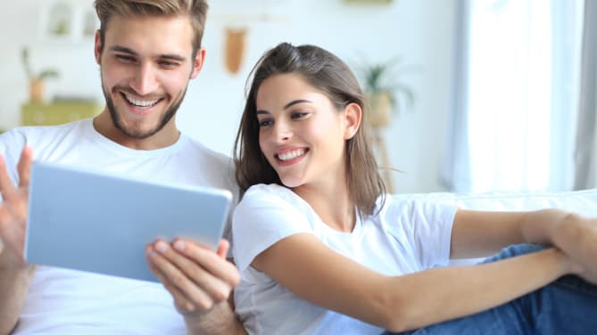 Couple in Their Home