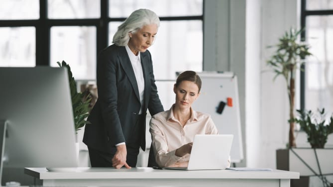 Woman Reprimanded at Work