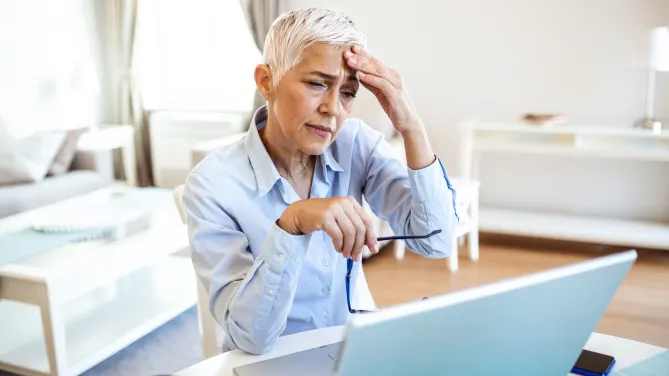 Frustrated woman
