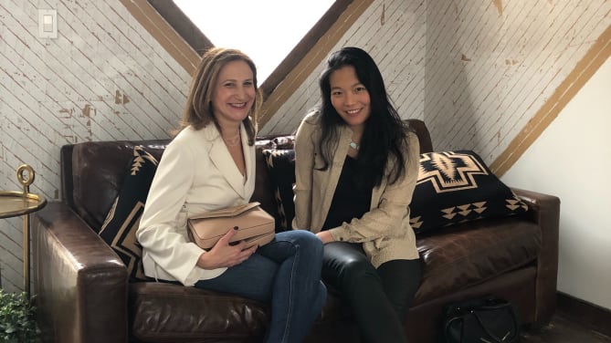 Fairygodboss Co-Founders Romy Newman and Georgene Huang