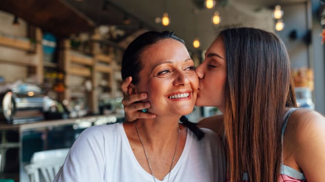 mother and daughter