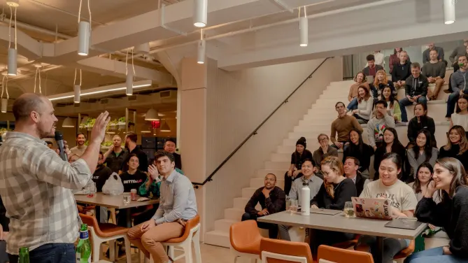 Rokt employees.
