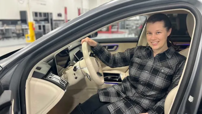 Katy Stark. Photo courtesy of Mercedes-Benz Research & Development North America (MBRDNA).