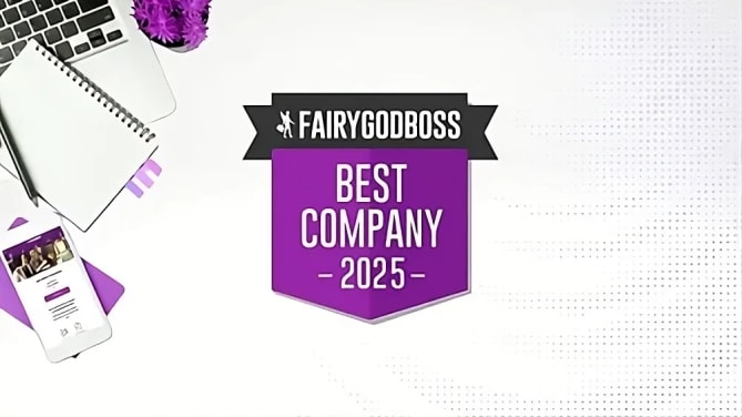 Fairygodboss Best Company 2025 image.