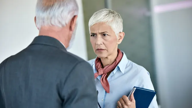 Women Talking at Work