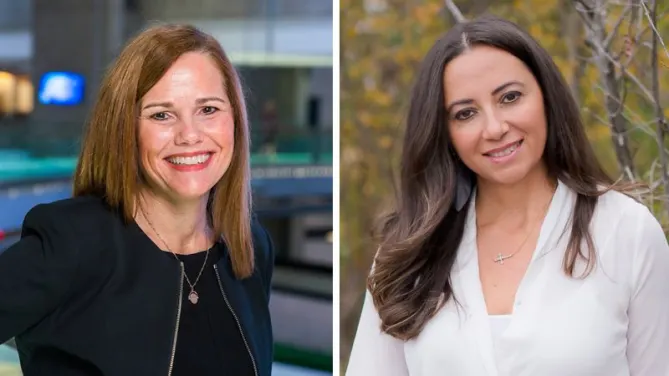 Kristen Siepker and Reta Arafat