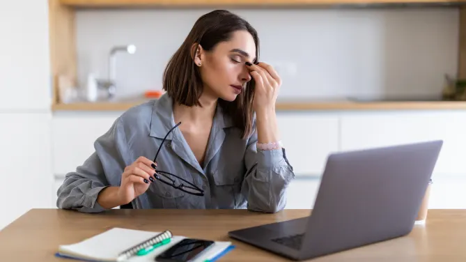 Frustrated woman