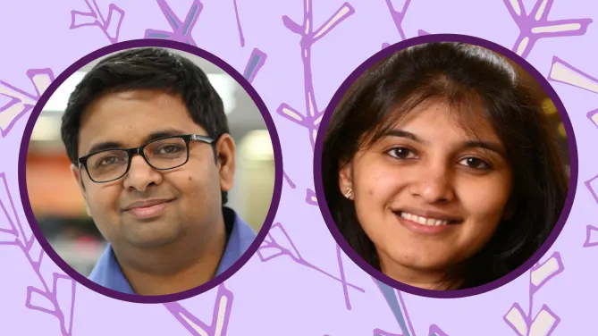 Prashant Gupta and Reema Lunawat. Photos courtesy of ZS.