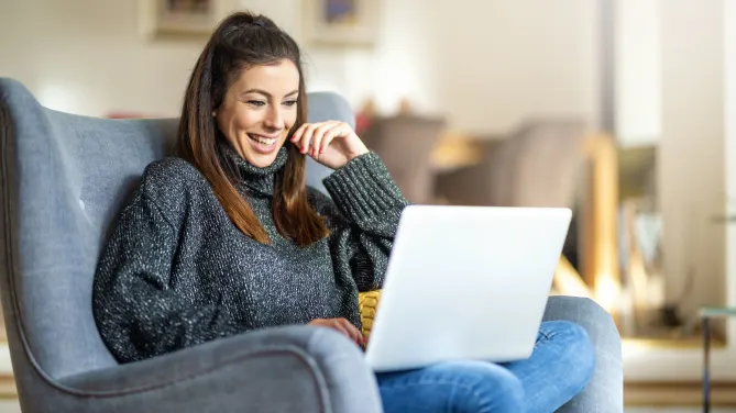 Woman on laptop