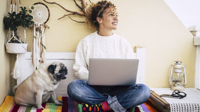 Busy woman