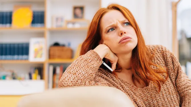 Frustrated woman