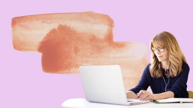 woman at work