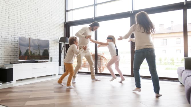 Couple with kids