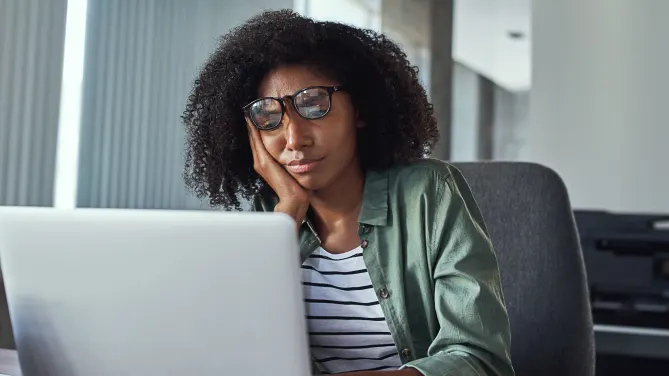 Woman on laptop