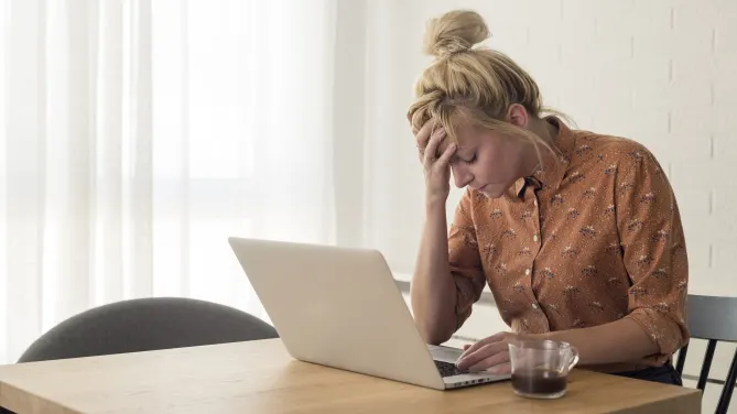 Woman on laptop