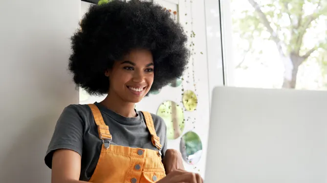Woman on laptop