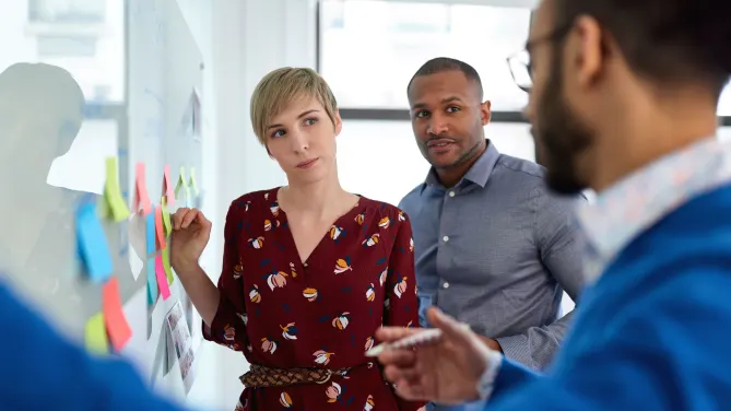 Women Talking at Work