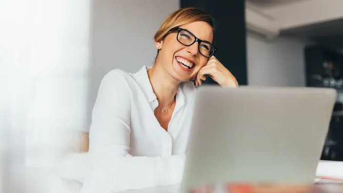 Woman Smiling