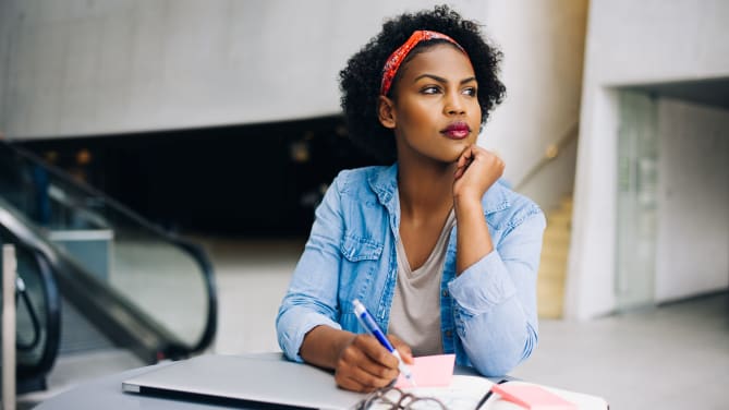 Woman Thinking