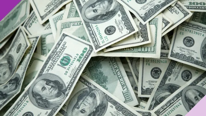 pile of money