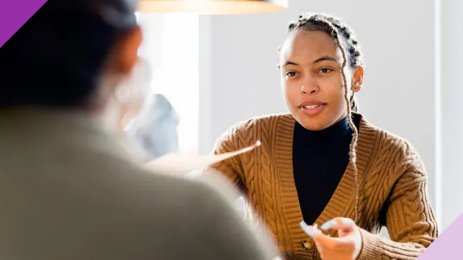 A professional in an office setting, illustrating the decision to quit a job without notice.
