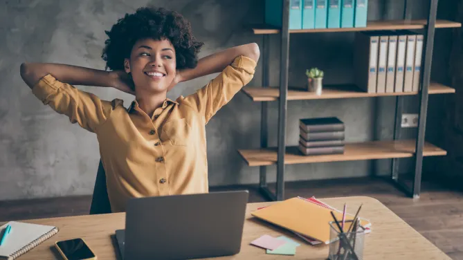 Woman on laptop
