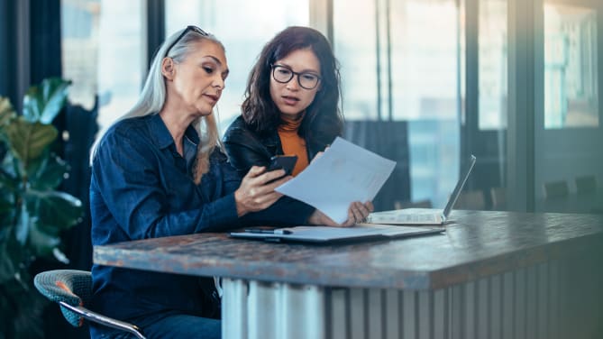 Woman Leading Meeting