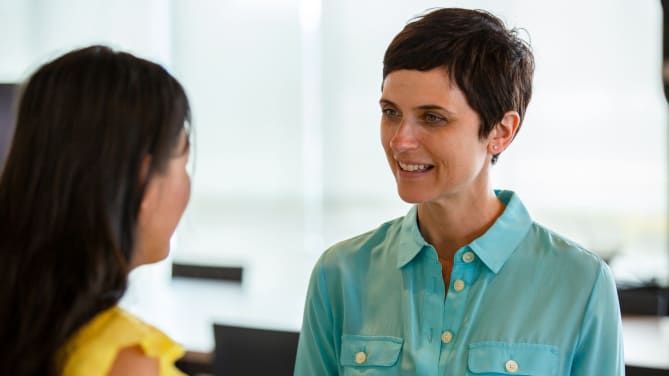 Maria, a Senior Manager at Capital One