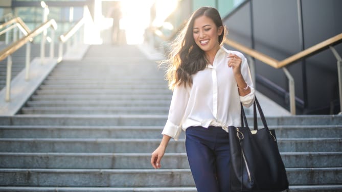 Woman walking