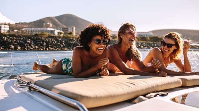 Women on Yacht