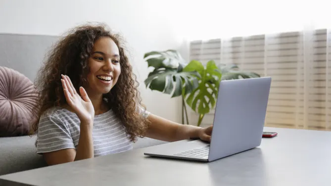 Woman on laptop