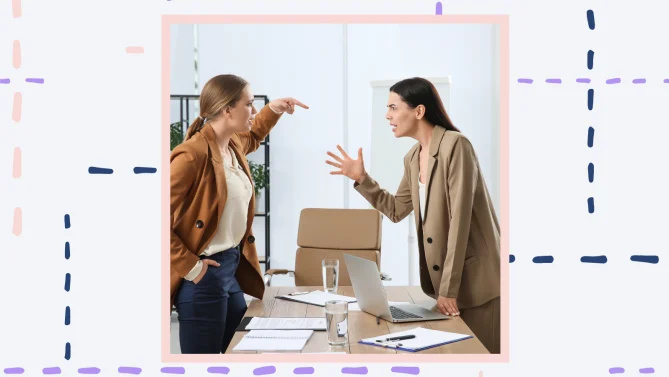 woman unhappy at work