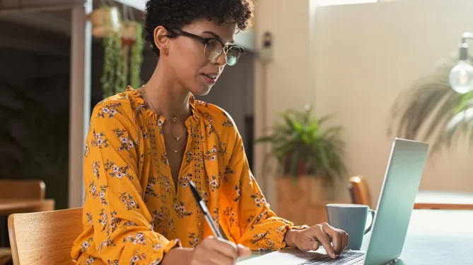 Woman on laptop