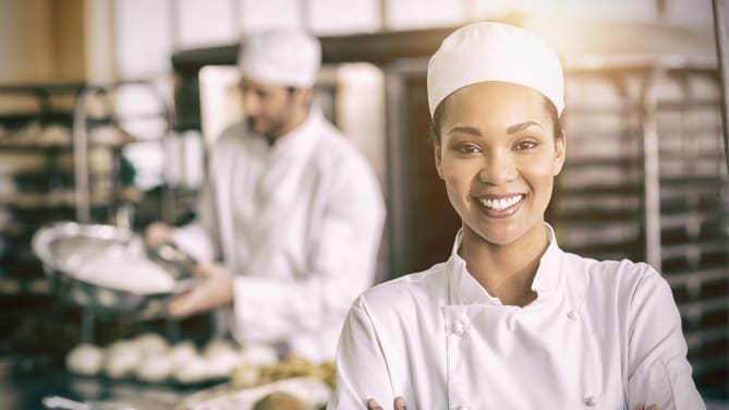 Bakers working