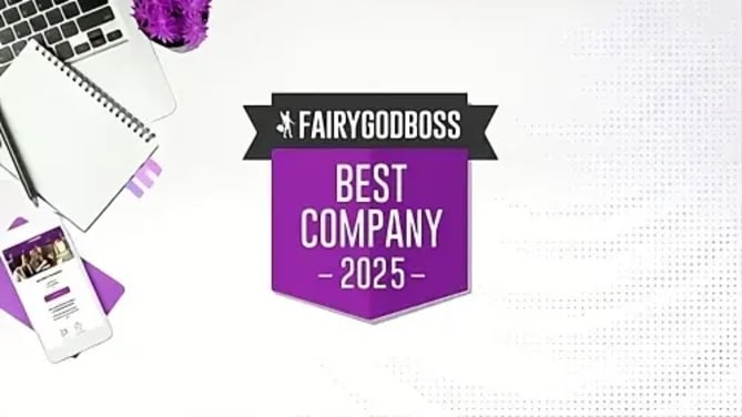 Fairygodboss Best Company 2025 image.