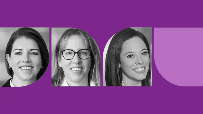 Members of the White & Case Recruitment Team. Photos courtesy of White & Case.