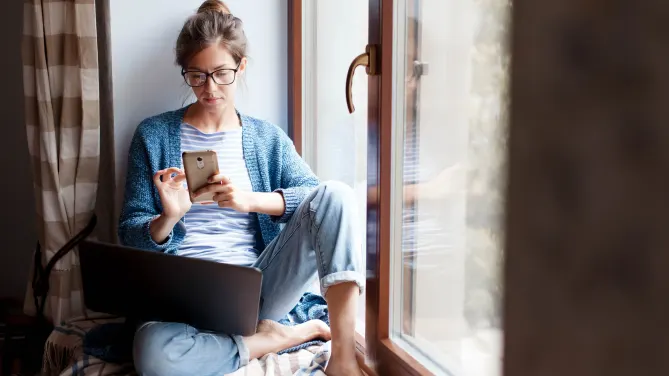 Woman relaxing