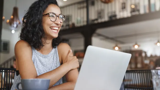 Woman on laptop