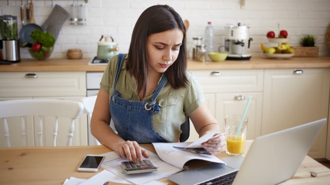 Woman with Money