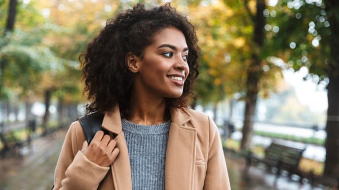 Happy woman